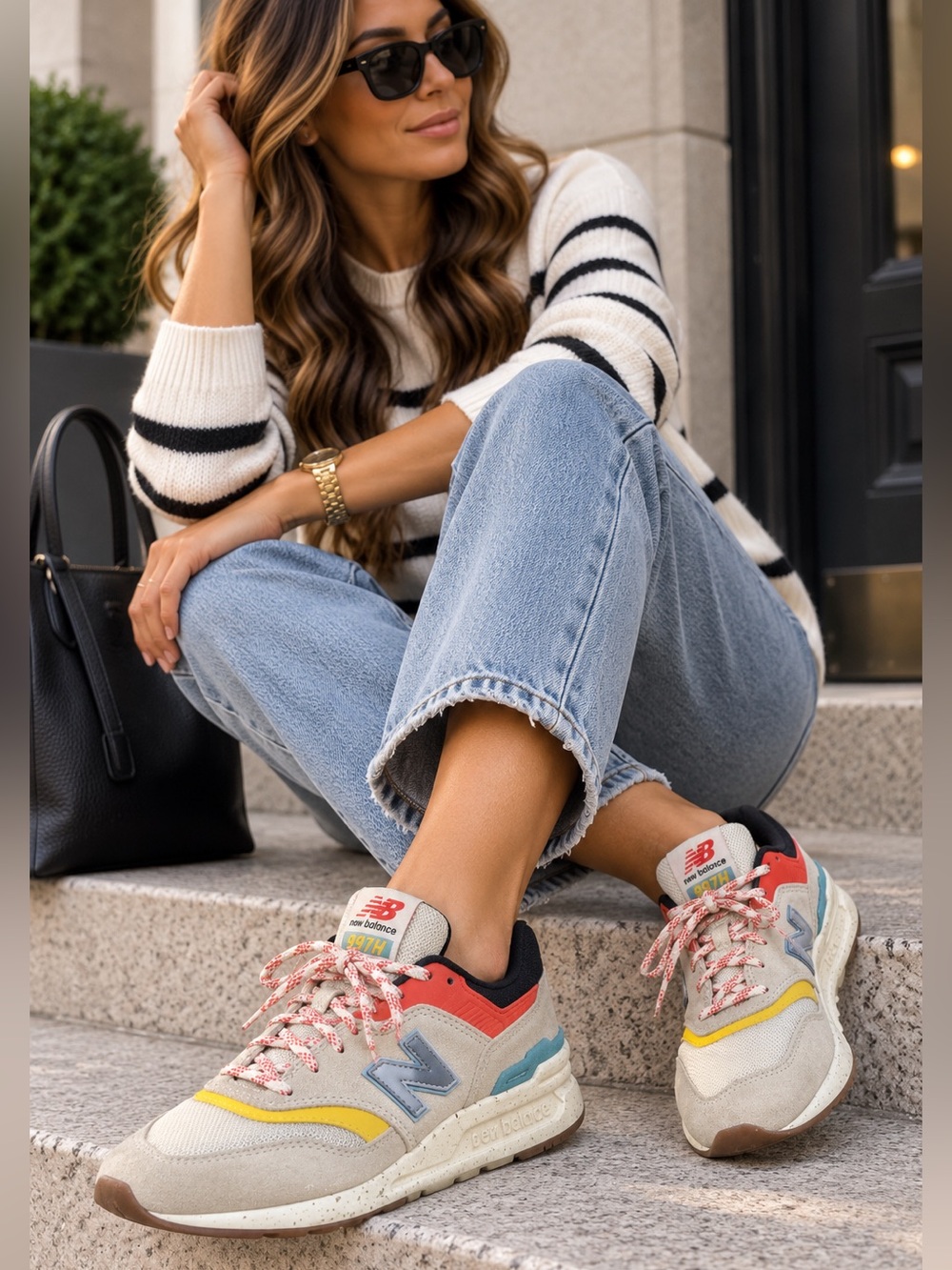 New Balance 997H Multicolor Suede Sneakers Women’s